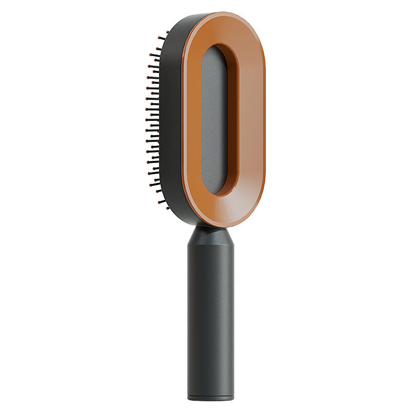 Self-Cleaning Hair Brush for Women | One-Click Cleaning Detangling Comb | 3D Air Cushion Scalp Massage Brush | Anti-Static, No-Pull Hairbrush | Pain-Free Detangling for All Hair Types | Optional Wall-Mounted Storage - Health & Beauty > Personal Care > Hair Care > Hair Styling Tools > Combs & Brushes > Paddle Hairbrushes