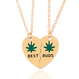 Leaves Best Friend | Heart Necklace | Eco Steel | Durable Wear | Silver Gold | Gift -