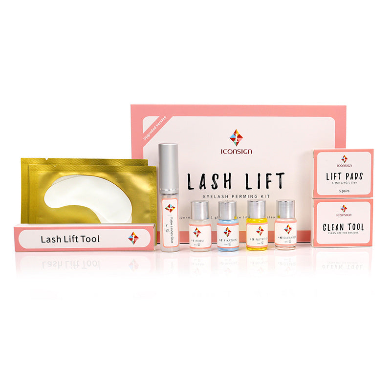 Upgrade Version Lash Lift Kit | ICONSIGN Eyelash Perm & Lifting Kit | 10-Piece Professional Lash Lift Set | 6–8 Weeks Long-Lasting Curl | Reusable Silicone Rods | Gentle Formula for Home & Salon Use | Nourishing Aftercare Solution Included - Health & Beauty > Personal Care > Cosmetics > Cosmetic Tools > Makeup Tools