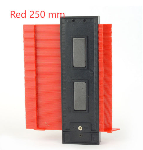 Radial | Contour Gauge | Irregular Contour Gauge | Abs Plastic Angle Ruler | 146x105x26mm | Fast Accurate Shape Copying -