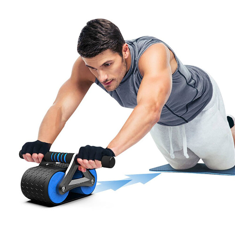 PeakFlex | Double Wheel Ab Roller | Dual Wheel Design | Comfort Grip Handle | Strengthens Abs And Core At Home -