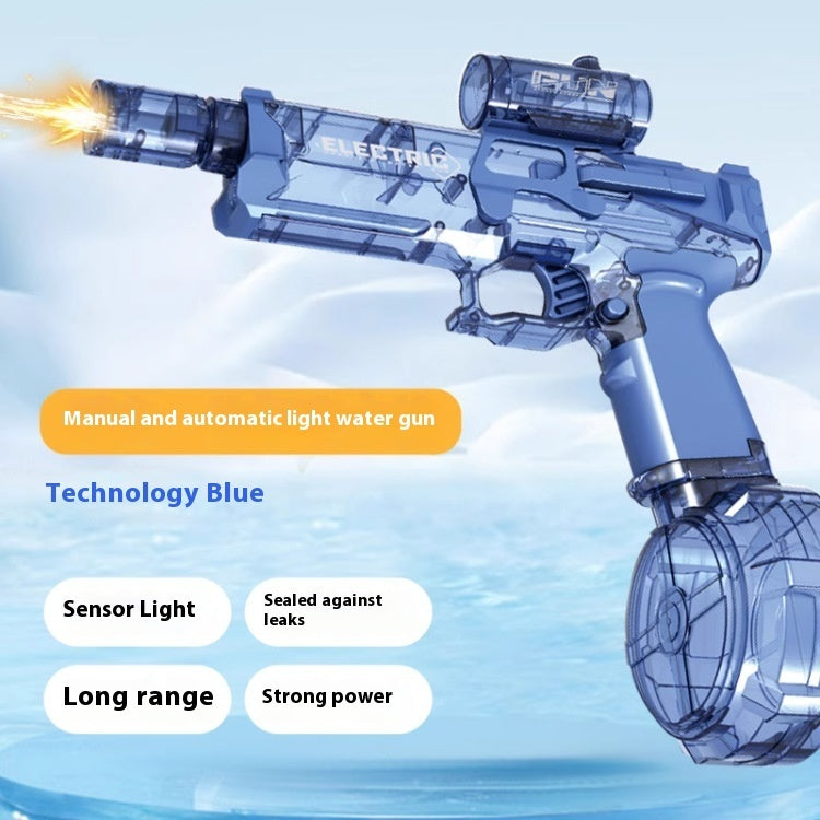 Fire Rat | Electric Water Gun | LED Light | Long Range Water Spray | | USB Rechargeable Battery -