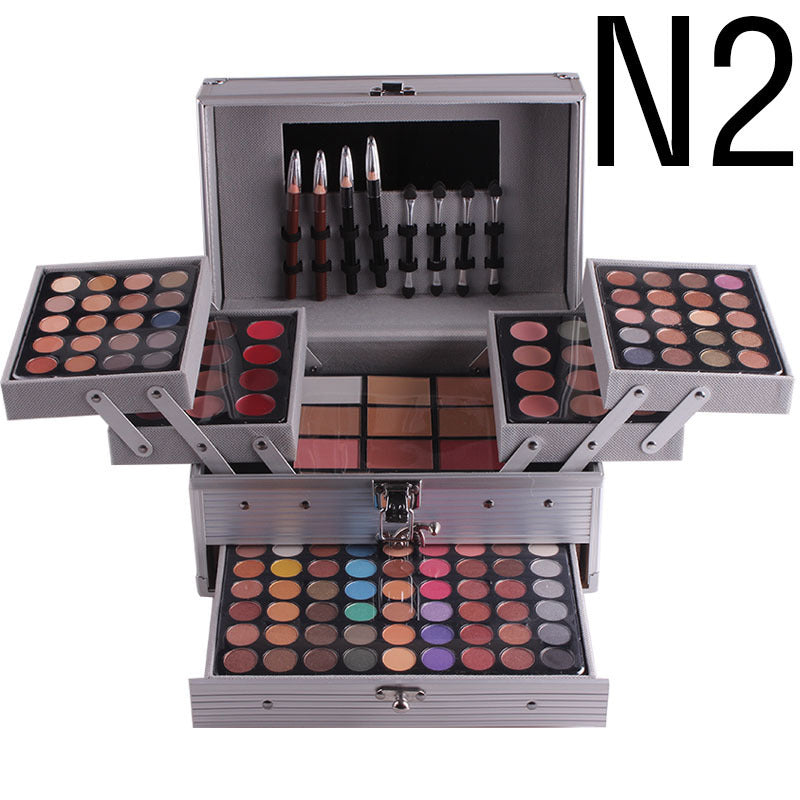 GlamPro | Eyeshadow Kit | Two-Layer 94-Color | Vibrant Pigments | Earth Tones | Polished Finish -