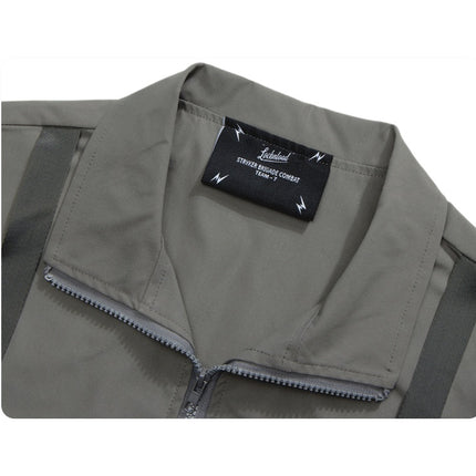 WLS Function Metal Zipper Buckle Vest