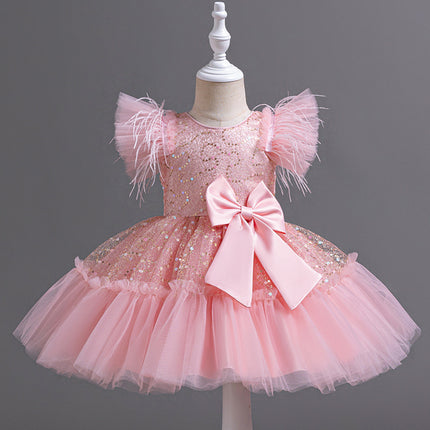 Flower Children's Clothing Children's Wedding Dress Tulle Skirt Summer