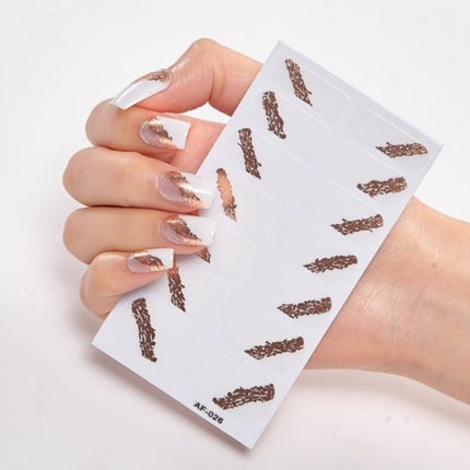 Nail Stickers, Nail Polish Glue, Full Nail Stickers