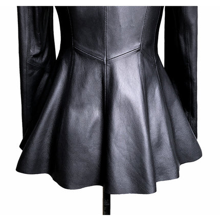 Short Coat Women's Leather Jacket