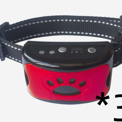 Dog Training Collar Waterproof Electric Pet Remote Control Rechargeable Dogs Trainer Bark Arrester With Shock Vibration Sound