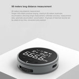 ProMeasure | Digital Distance Ruler | 8 Functions 3 Keys | 99 Meter Range | Aluminum Shell | Ultra Portable High Precision -