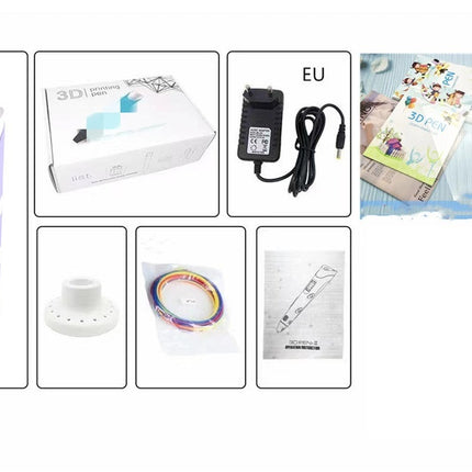 Children's 3d Printing Pen Three-dimensional Brush Toy Set