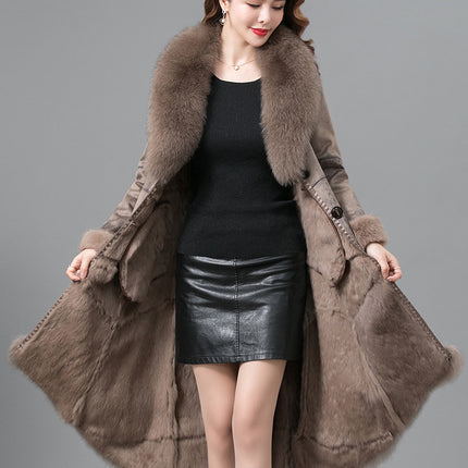 Real Fur One Woman Coat Thickened