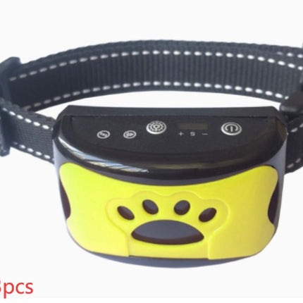 Dog Training Collar Waterproof Electric Pet Remote Control Rechargeable Dogs Trainer Bark Arrester With Shock Vibration Sound