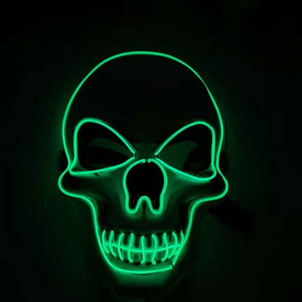 Skull LED Glowing Halloween Mask