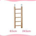 Five wooden ladders