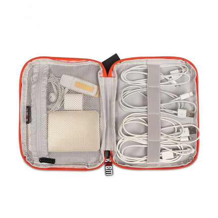 Compatible with Apple, BUBM Travel Universal Cable Organizer Electronics Accessories Cases Gadget Bag For USB, Phone, Charger and Cable, Fit for ipad