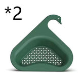 Swan | Sink Hanging Drain Basket | Dry and Wet Separation | Keeps Fruit Fresh | Space-Saving Kitchen Organizer -