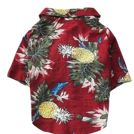 Hawaiian dog style shirt clothes