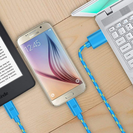 Woven nylon cloth data cable