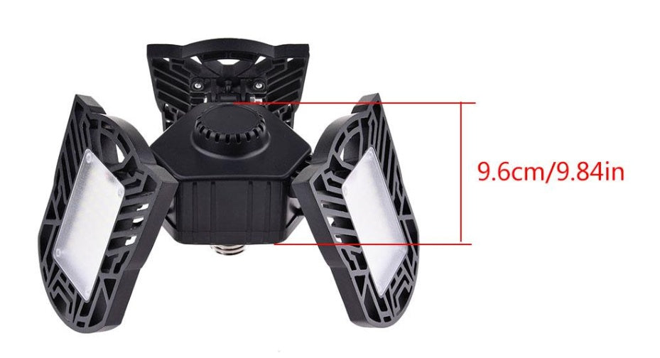 LuminaFlex | Deformable Garage Light | Adjustable Design | 60W 6000lm | Ultra Bright Wide Area Illumination -