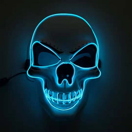 Skull LED Glowing Halloween Mask