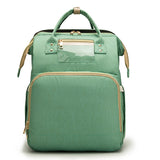 USB Charging Mommy Backpack | Foldable Baby Bed Diaper Bag | Large Capacity Multi-Function Travel Nappy Bag | Waterproof Cationic Fabric | Portable Crib with Mattress | Organizer for Moms - Furniture > Baby & Toddler Furniture > Cribs & Toddler Beds > Travel Cribs