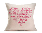 CozyMama | Pillow | FlannelCover | VelvetLining | 430mm Square | Comfortable Gift For Mother's Day -