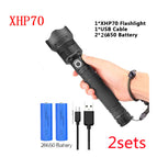 2PC XHP70 USB 2pcs26650