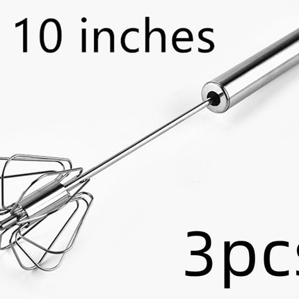 Stainless Steel Semi Automatic Egg Beater Kitchen Tools Hand Held