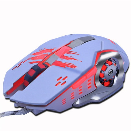 Silent mute computer notebook wired gaming mouse