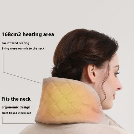 Electric Heating Scarf 3 Gear Heating Pads Outdoor Warm Heated Scarf USB Heater Thermal Shawl Neck Brace Warm Bib For Women Men