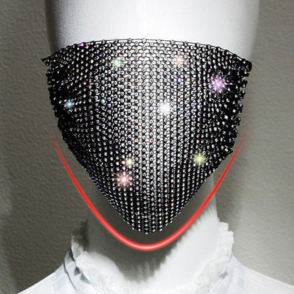 Mesh And Diamond Decorative Masks Become Beautiful Artifacts