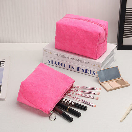 Towel Cloth Cosmetic Bag Large Capacity Portable Tote Bag