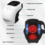 Electric Intelligent Knee Massager | Heating, Kneading & Vibration Therapy | Infrared Laser Pain Relief | Rechargeable Home Knee Joint Massager | Relieves Arthritis, Stiffness & Muscle Fatigue - Health & Beauty > Personal Care > Massage & Relaxation > Massagers > Electric Massagers