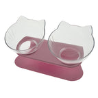 Two clear pink