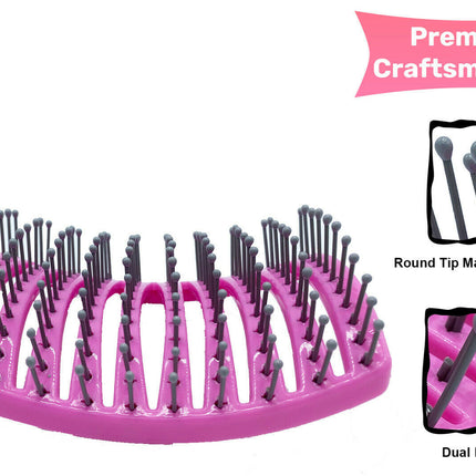 Anti Static Bending Nylon Women's Wet Curly Tangled Hair Brush Styling Tool