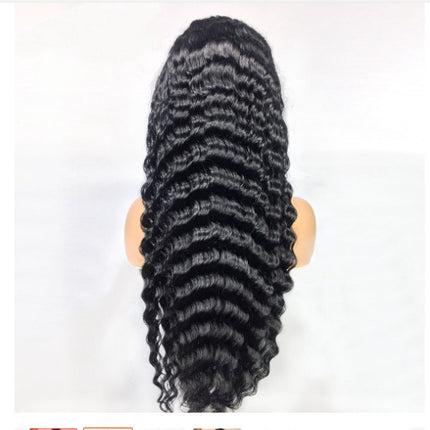 Human Hair 28 30 Deep Wave Lace Frontal Wigs 13 4 Front Wigs