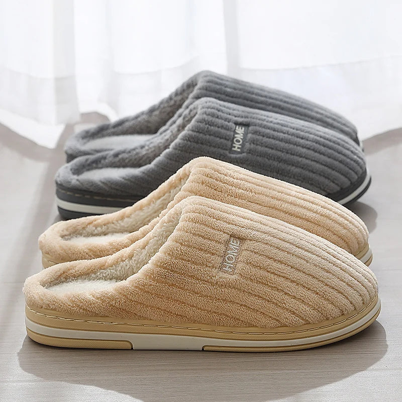 CozyNest | Slippers | Non Slip TPR Sole | Keeps Feet Warm | Solid Colors | Indoor Comfort -