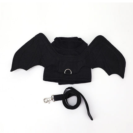 Pet Dog Halloween Wings Cool Black Bat