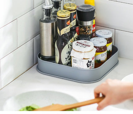 Multifunctional Rotating Shelving Condiment Rotating Storage Box