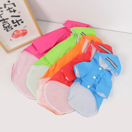 Dog Raincoat Reflective Waterproof Snowproof Pet Coat For Small Puppy Cats Raincoat Pets Supplies
