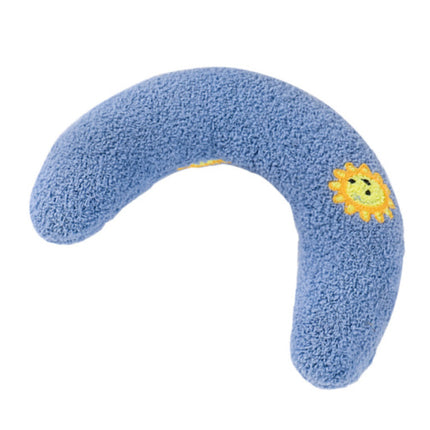 U-shaped Cat Toy Pillow To Protect Cervical Vertebra Pet Sleeping Pillow Soft Sounding Deep Sleep