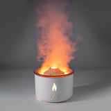 New Creative | Ultrasonic Humidifier | Volcano Flame | Aromatherapy For Sleep | Auto Shutoff -