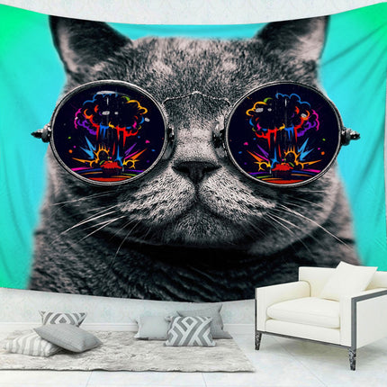 Cute Cat Tapestry Living Room House Decoration Tapestry Wall Hanging Room Decor Aesthetic