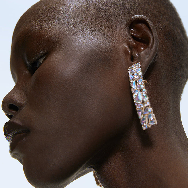 LuxePearl | Earrings | Pearl Inlay Hoops | Elegant Bridal Jewelry | Multi Color Variants | Great Gift for Her -