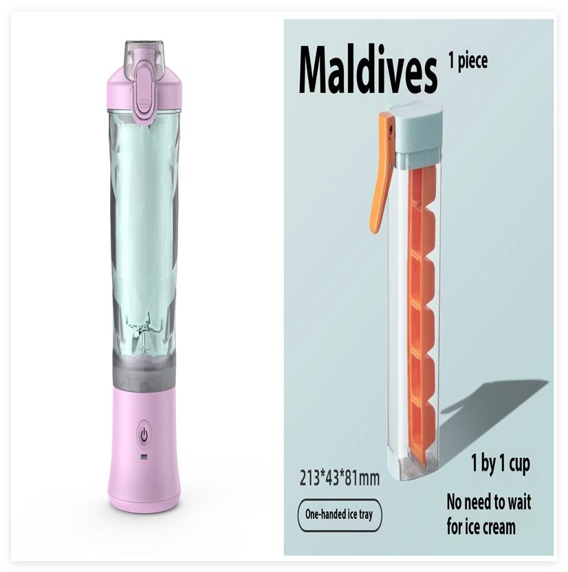 PulseBlend | Portable Blender | Six Blade 304 SS | Crushes Ice And Frozen Fruit For Smooth Shakes | On The Go -