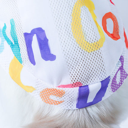 Cat Clothes Anti Hair Loss Cute VestBlue