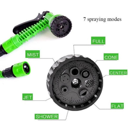 Latex Natural Telescopic Water Hose High Pressure Car Wash Water Gun Watering Flower Watering Vegetable Hose Summer