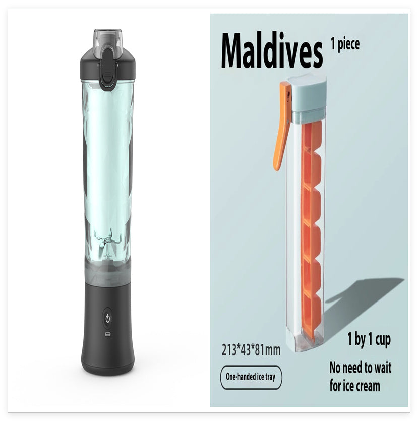 PulseBlend | Portable Blender | Six Blade 304 SS | Crushes Ice And Frozen Fruit For Smooth Shakes | On The Go -