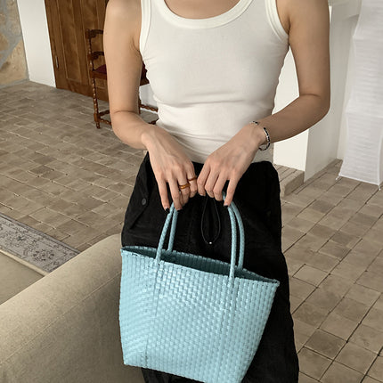 Holiday Shoulder Tote Hand-woven Bag