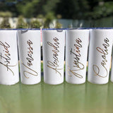 Custom Name | Stainless Steel Cup | Personalized Name | Keeps Drinks Hot or Cold | Multi Color | Splash Resistant Lid -